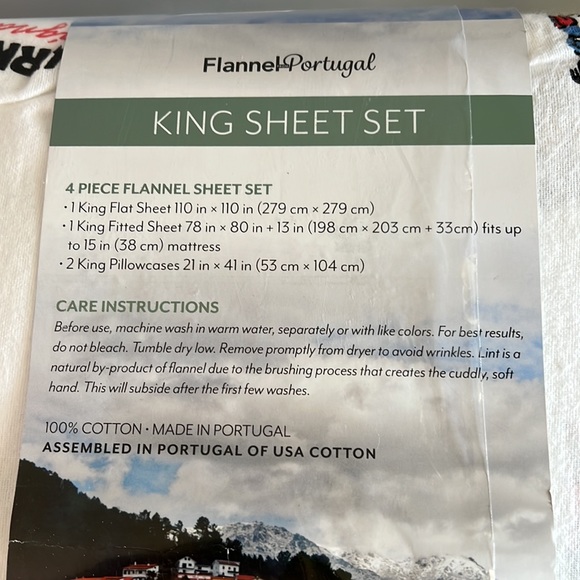 munki munki Bedding King Size Kirkland Signature Motif Flannel